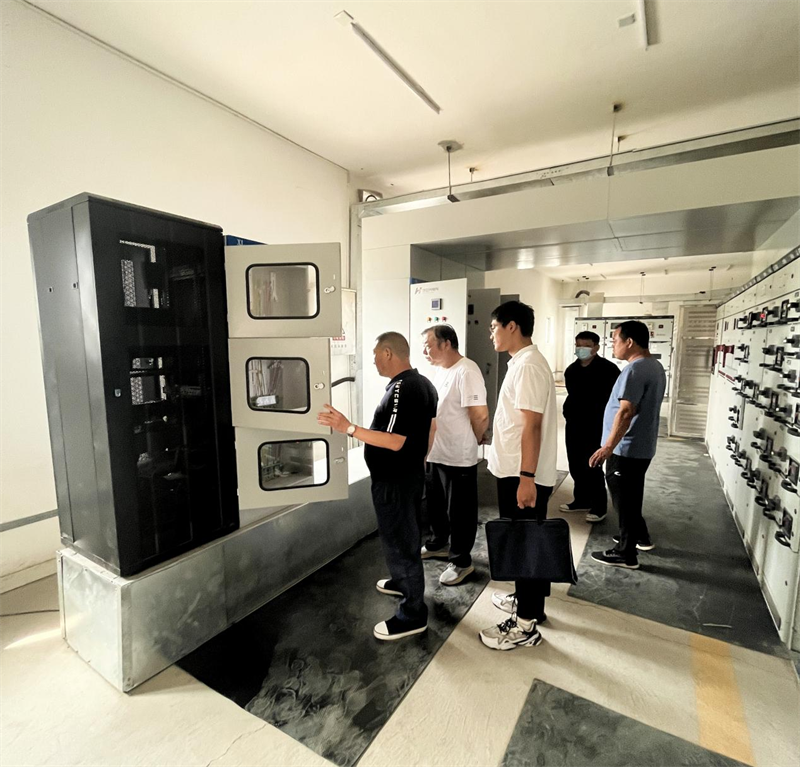 西安公司高邑1.23MWp屋面分布式光伏發電項目正式通電并網-2.png
